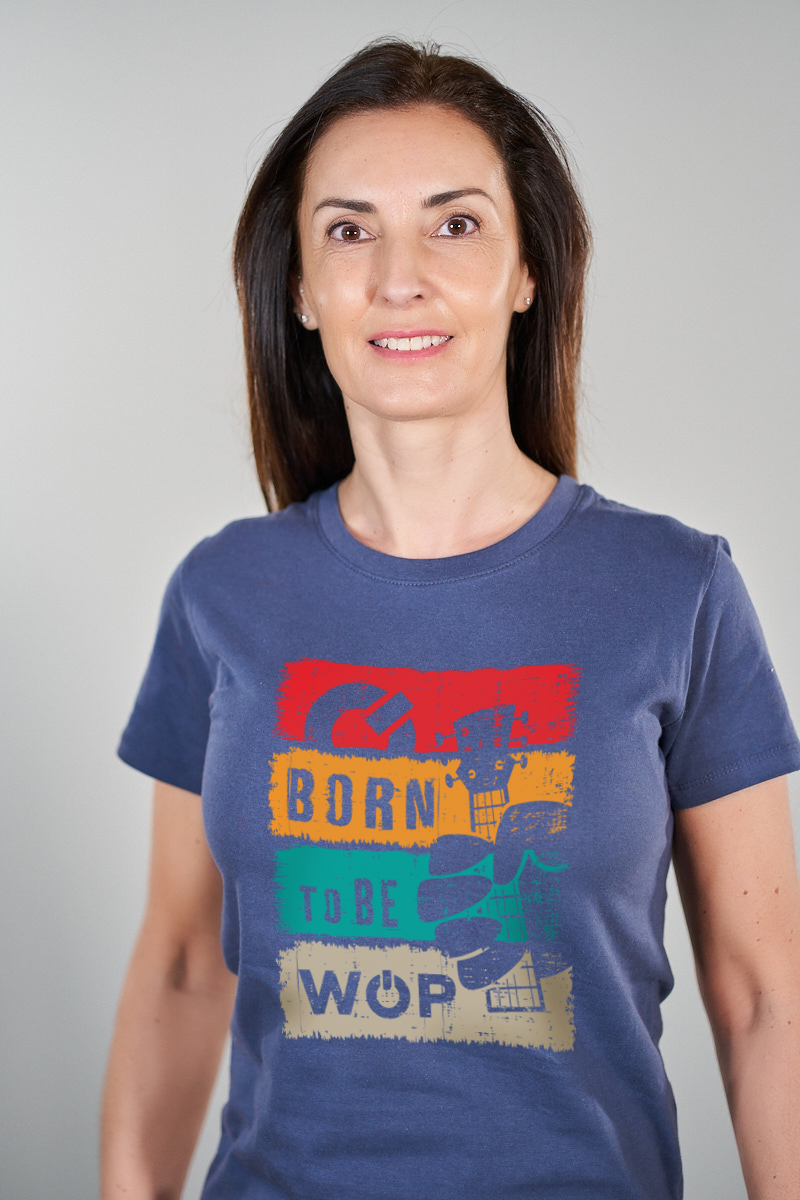 Camiseta 'Born to be WOP' Mujer - Imagen 2