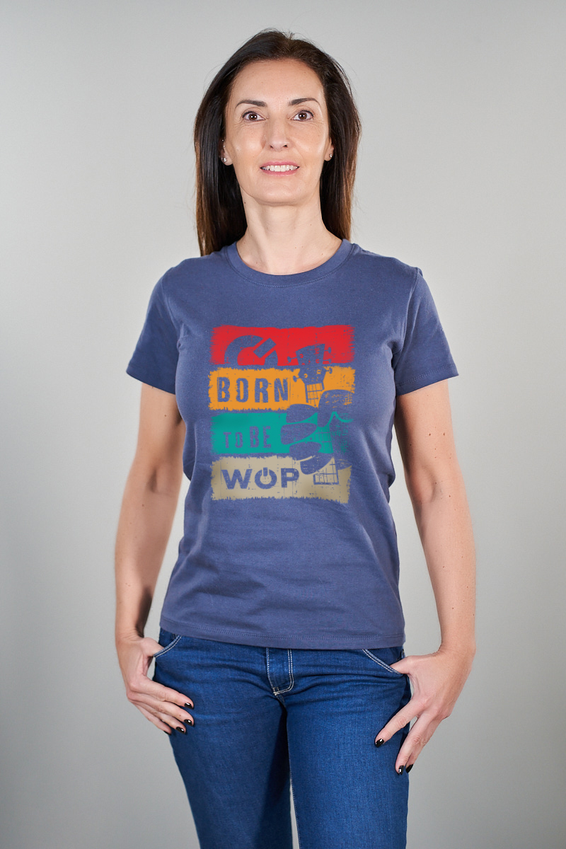 Camiseta 'Born to be WOP' Mujer