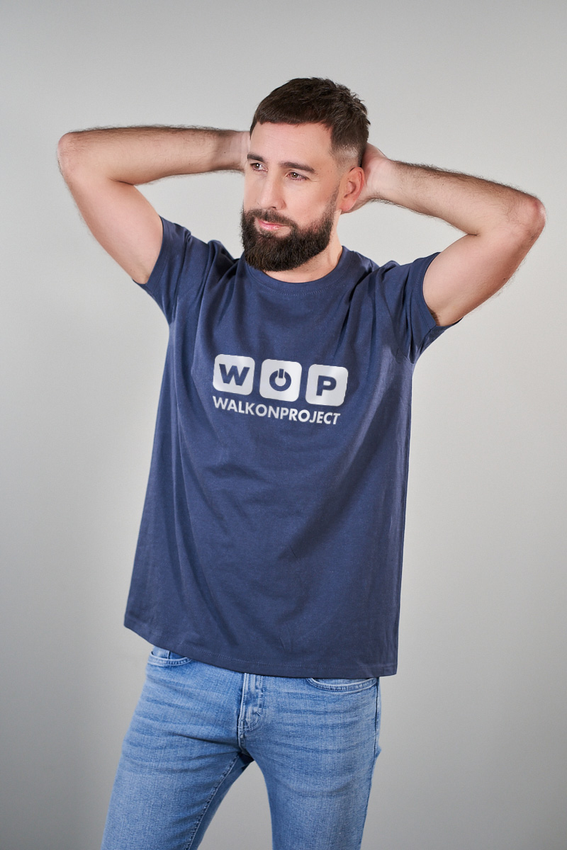 Camiseta entallada 'WOP' Hombre