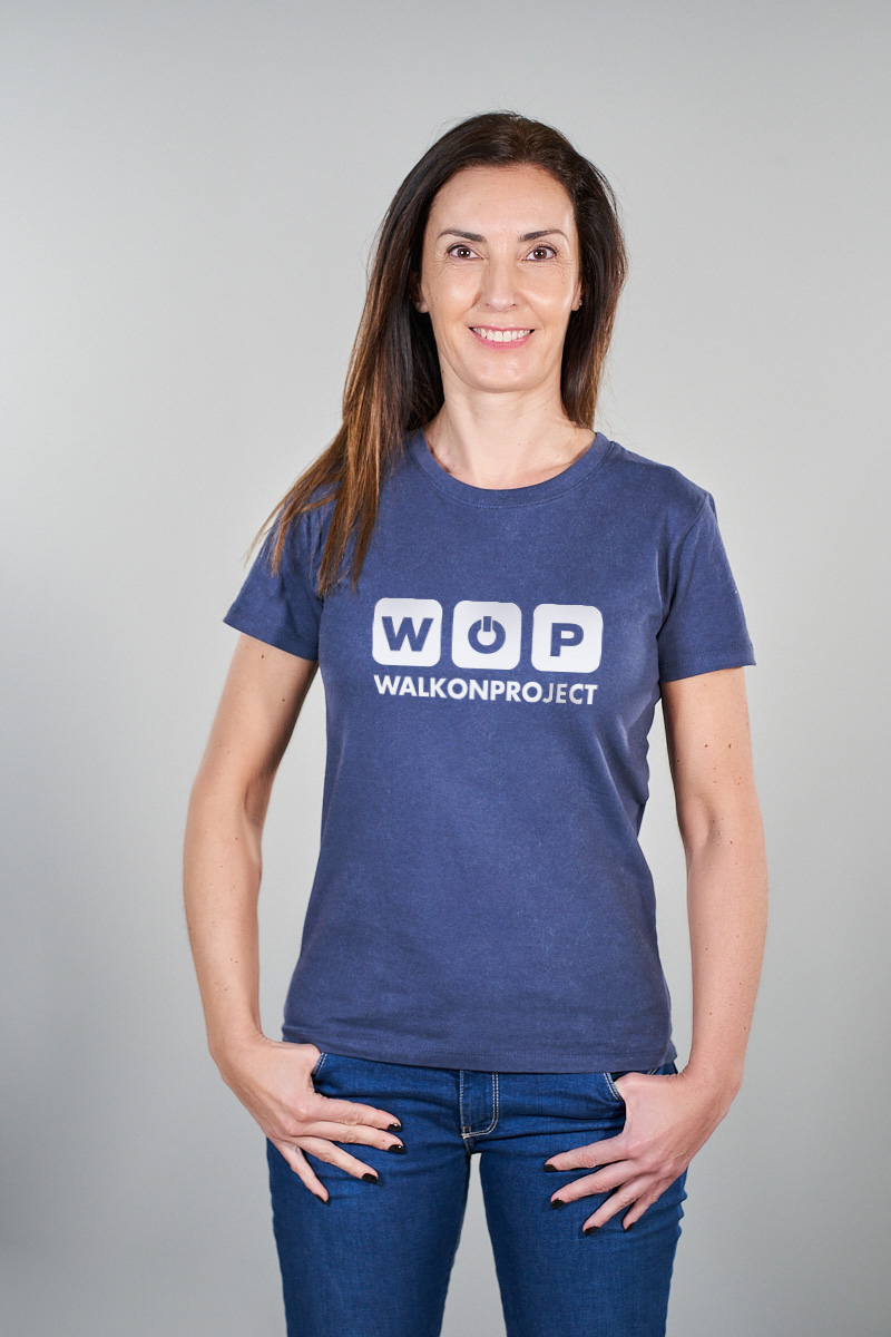 Camiseta entallada 'WOP' Mujer