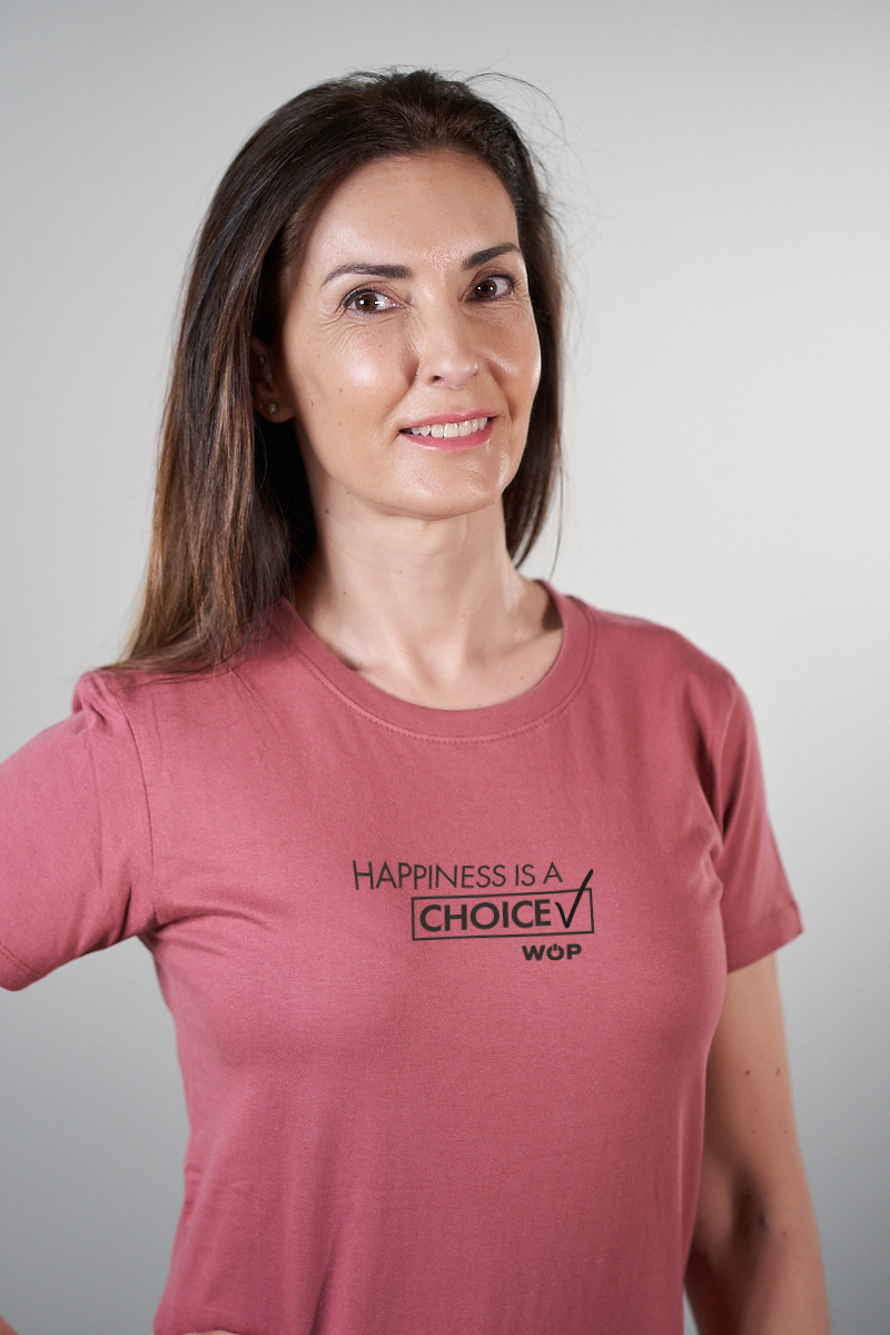 Camiseta 'Happiness is a choice' Mujer - Imagen 2