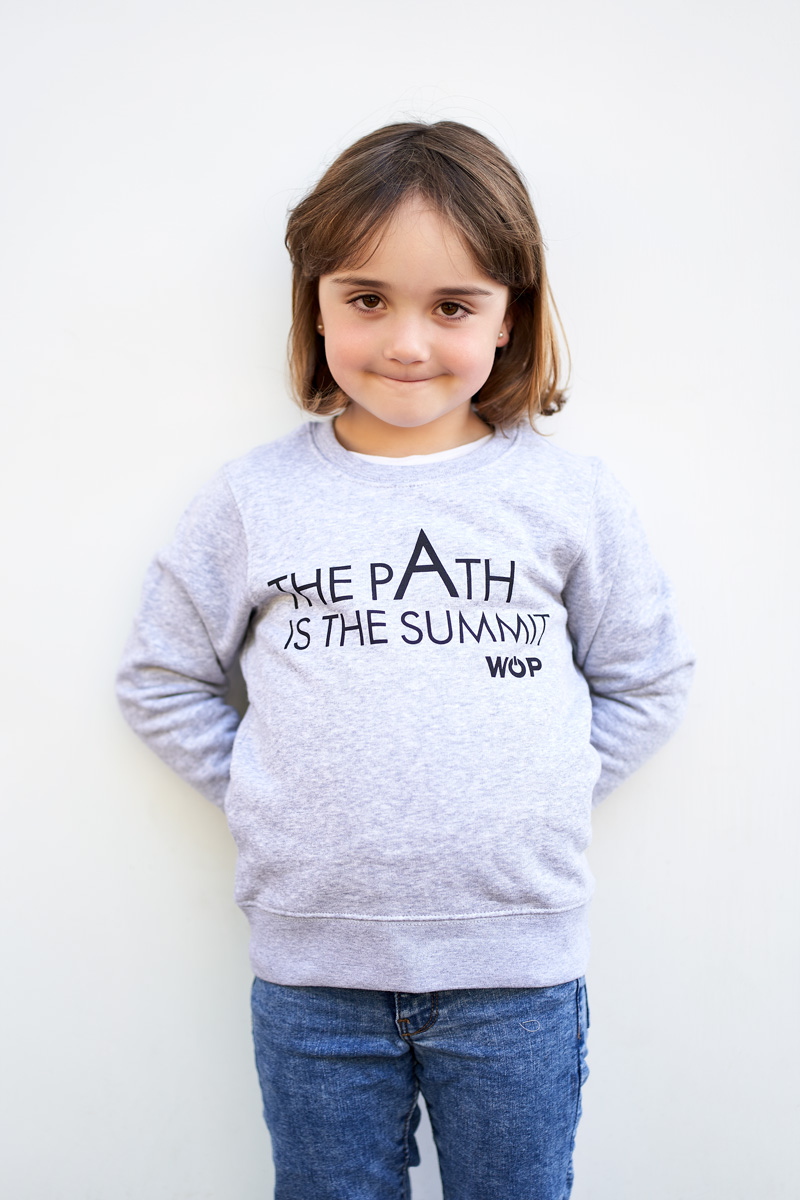 Sudadera 'The Path is the summit' Kids