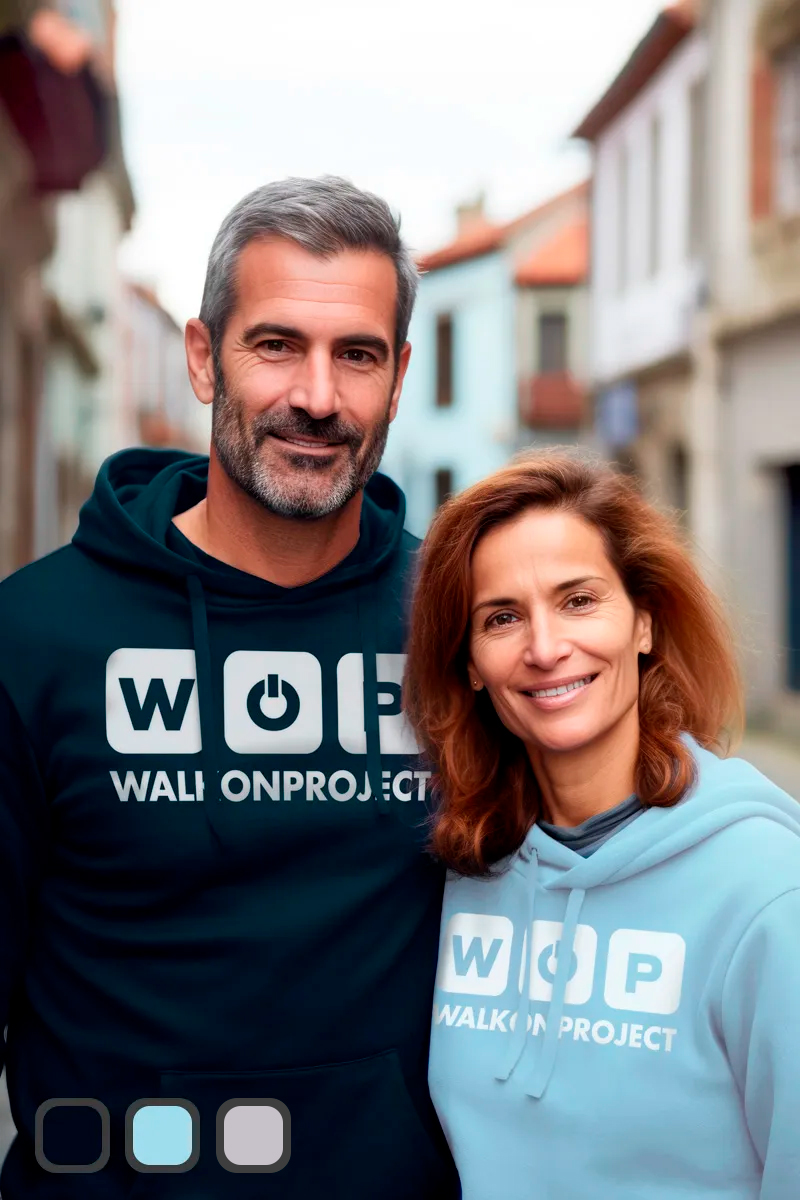 Sudadera Algodón Orgánico con gorro 'WOP' Unisex